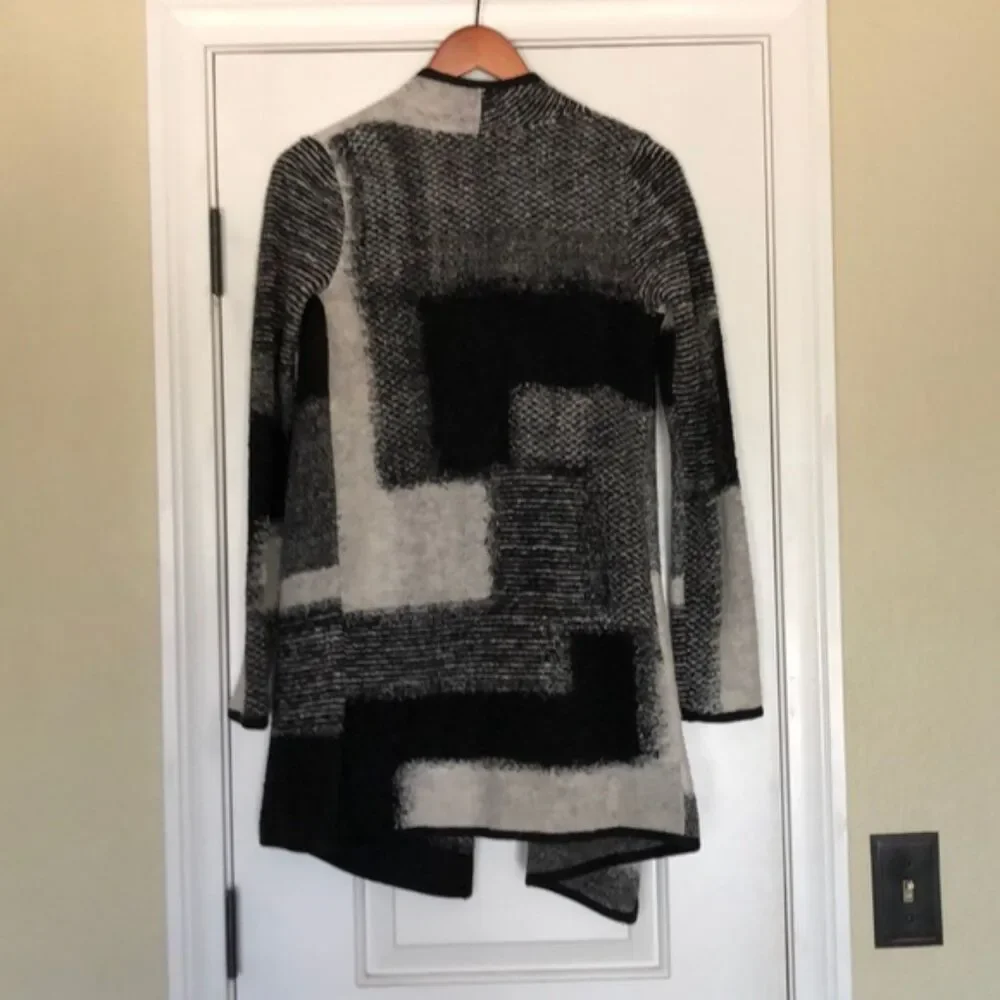 XS Lucky Brand Moto Knit Cardigan Sweater Jacket Asymmetrical NWT